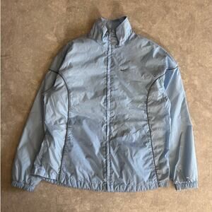 2000s Vintage Nike Baby Blue Zip Up Size M